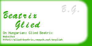 beatrix glied business card